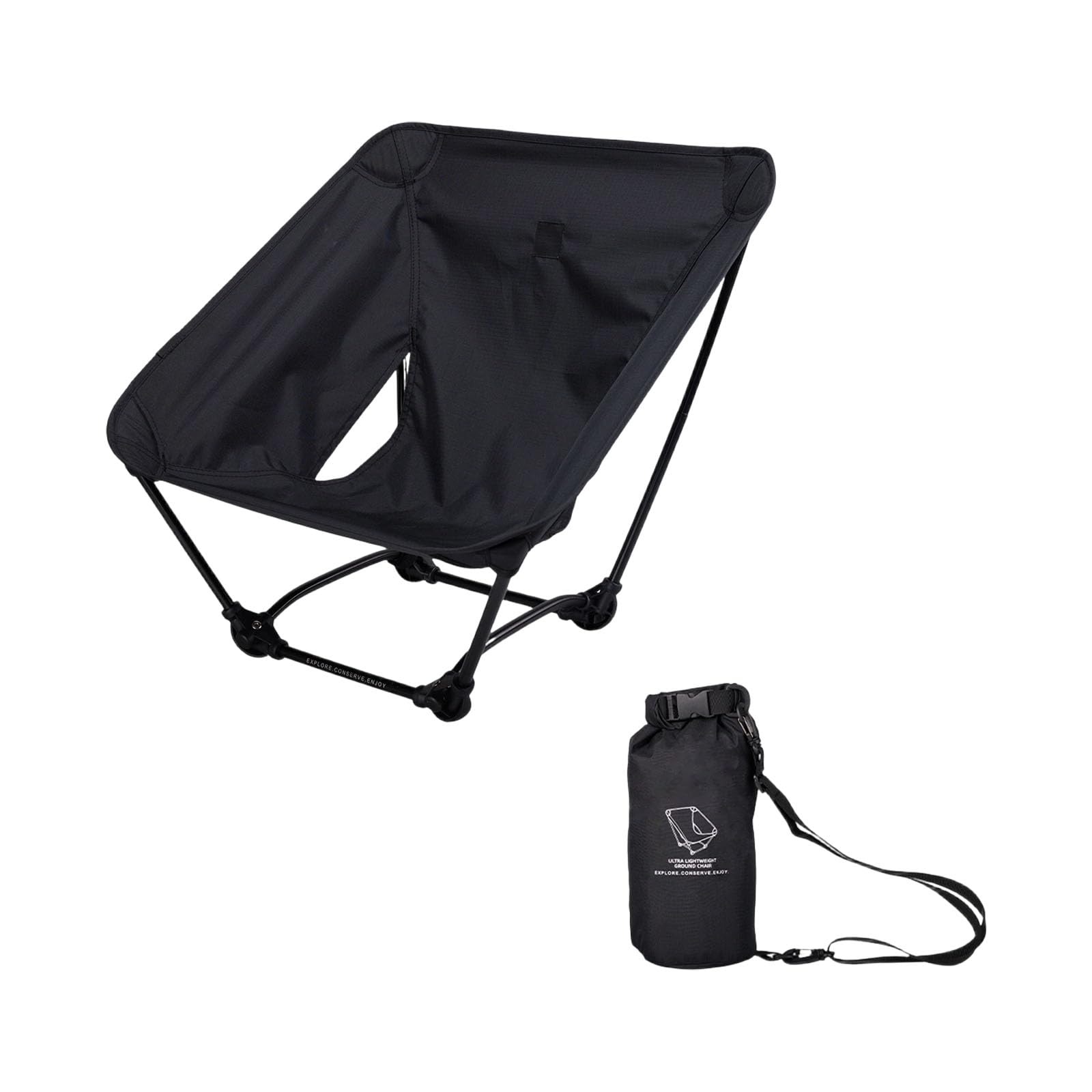 Chaise camping pliante Moons en aluminium : légère et stable
