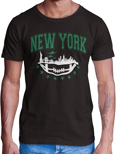Miniatura 6 de BROOKLYN VERTICAL Camiseta de manga corta para fanáticos de los deportes de fútbol Dallas, Green Bay, Nueva Inglaterra