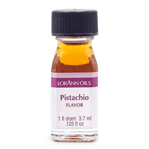 LorAnn Pistachio SS Flavor, 1 botella de dram (0.0125 fl oz - 0.1 fl oz - 1 cucharadita)