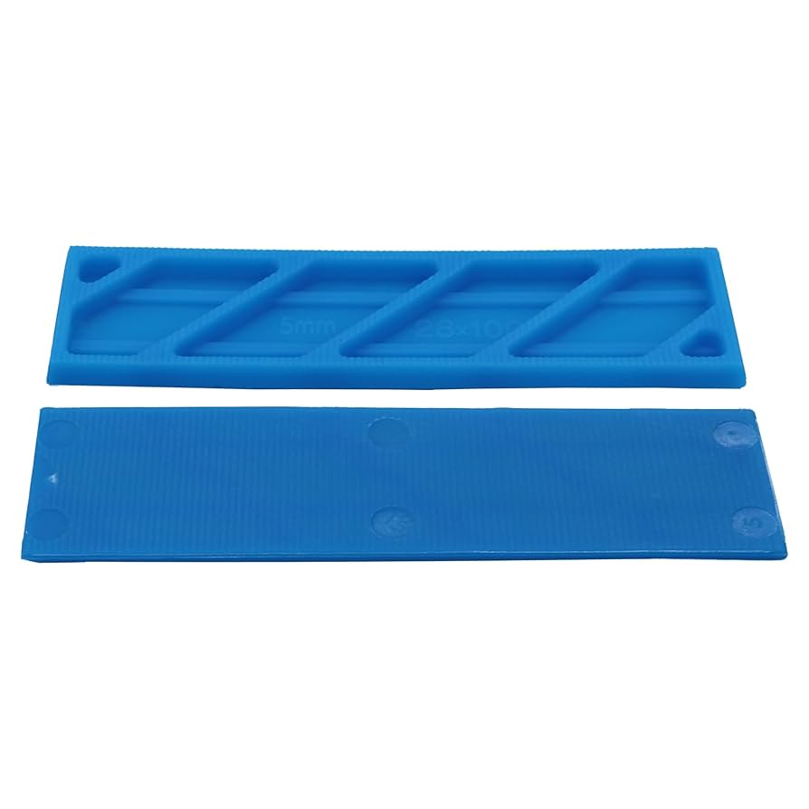 50 X Plastic Red 6mm Thick Window & Glazing Packers