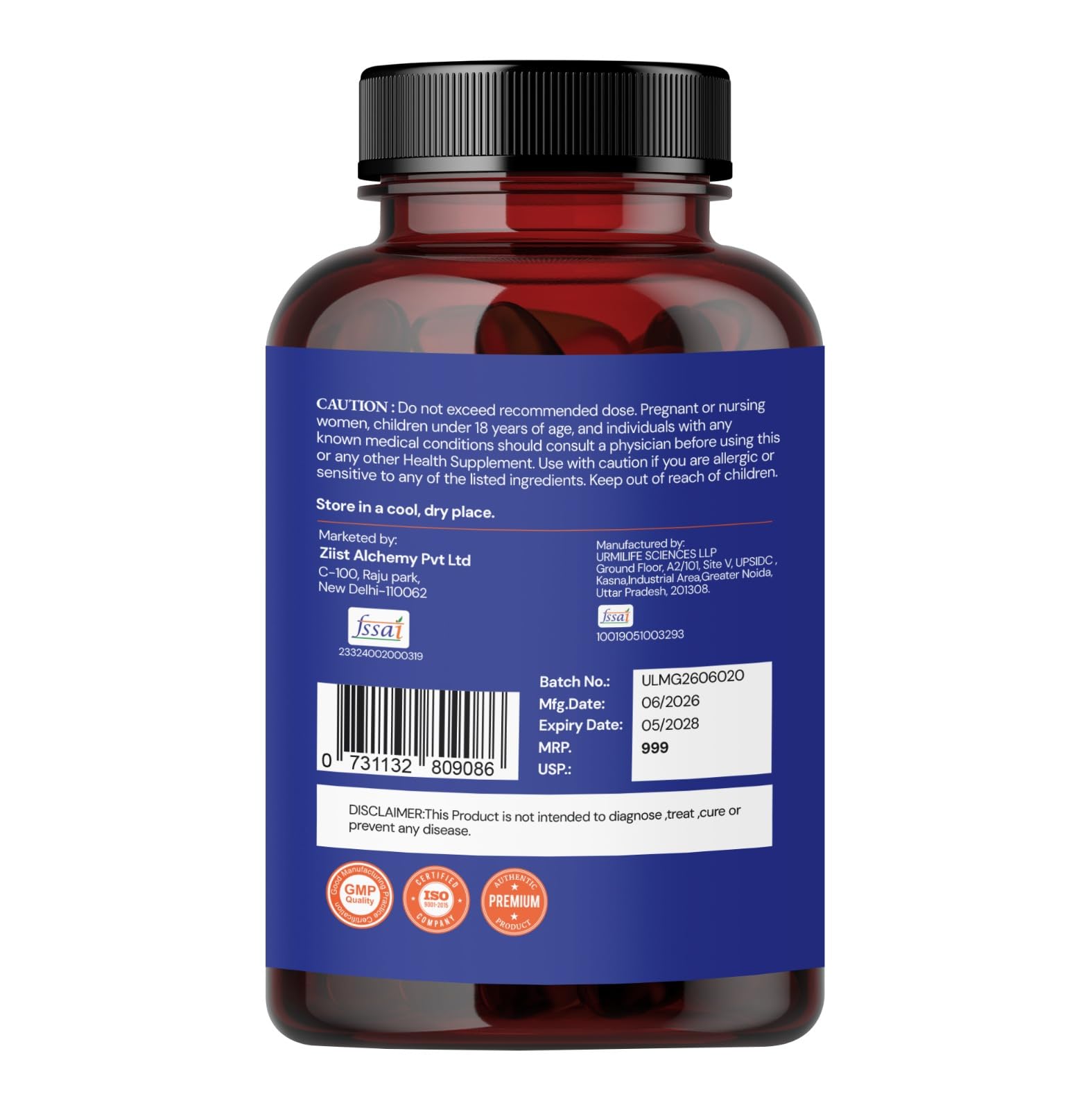 ZEN PM Sleep Recovery Supplement | High Absorption Magnesium Glycinate 600mg with 200mg Inositol | Supports Deep Sleep, Muscle Recovery & Nerve Health | Shut Up & Sleep |60 Vegetarian Capsules — Amazon image 7