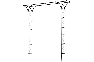 7FT Tall Garden Arbor Arch for Weddings, Patio, and Climbing Plants -...
