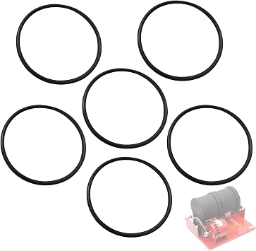 Rock Tumbler Replacement Drive Belts for Thumlers A-R1/A-R2/A-R3/A-R6/A-R12/B#401 Tumblers 6 Pack