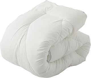 【Amazon.co.jp 限定】 東京 西川 SEVENDAYS 合い掛け布団 シングル 洗える ボリュームたっぷり 防ダニ 抗菌防臭 身体にやさしくフィット やわらかな肌触り 無地 セブンデイズ ホワイト AB07640586W