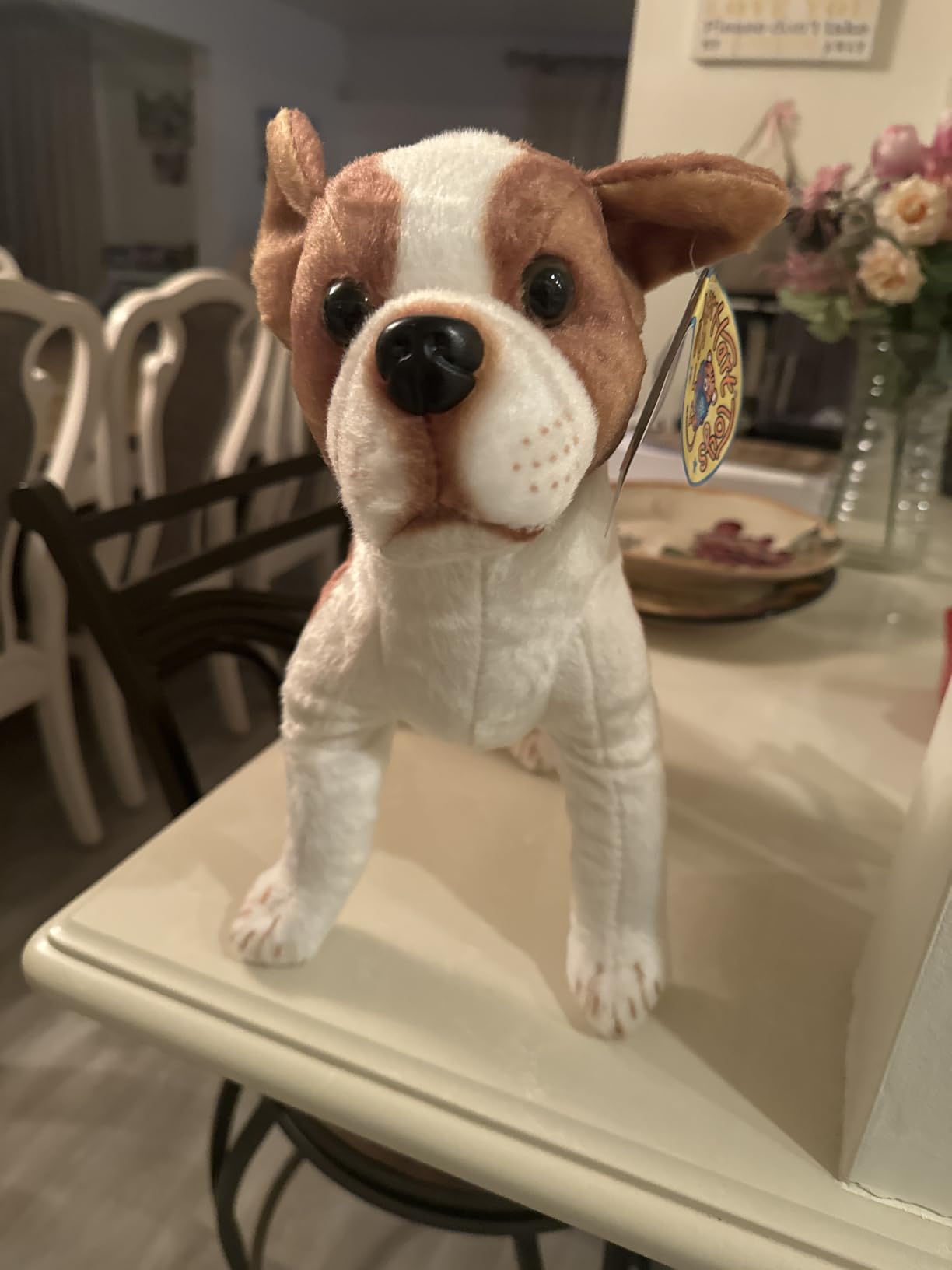 Tiger Tale Toys Bobby The Boston Terrier – Peluche Grande 37 Cm Morbido Per Bambini, Cane Stuffed Animal, Regalo Sicuro E Certificato - 4
