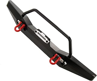 Atomik RC Vaterra Ascender Alloy Scale Front Bumper, Black - Replaces VTR231036