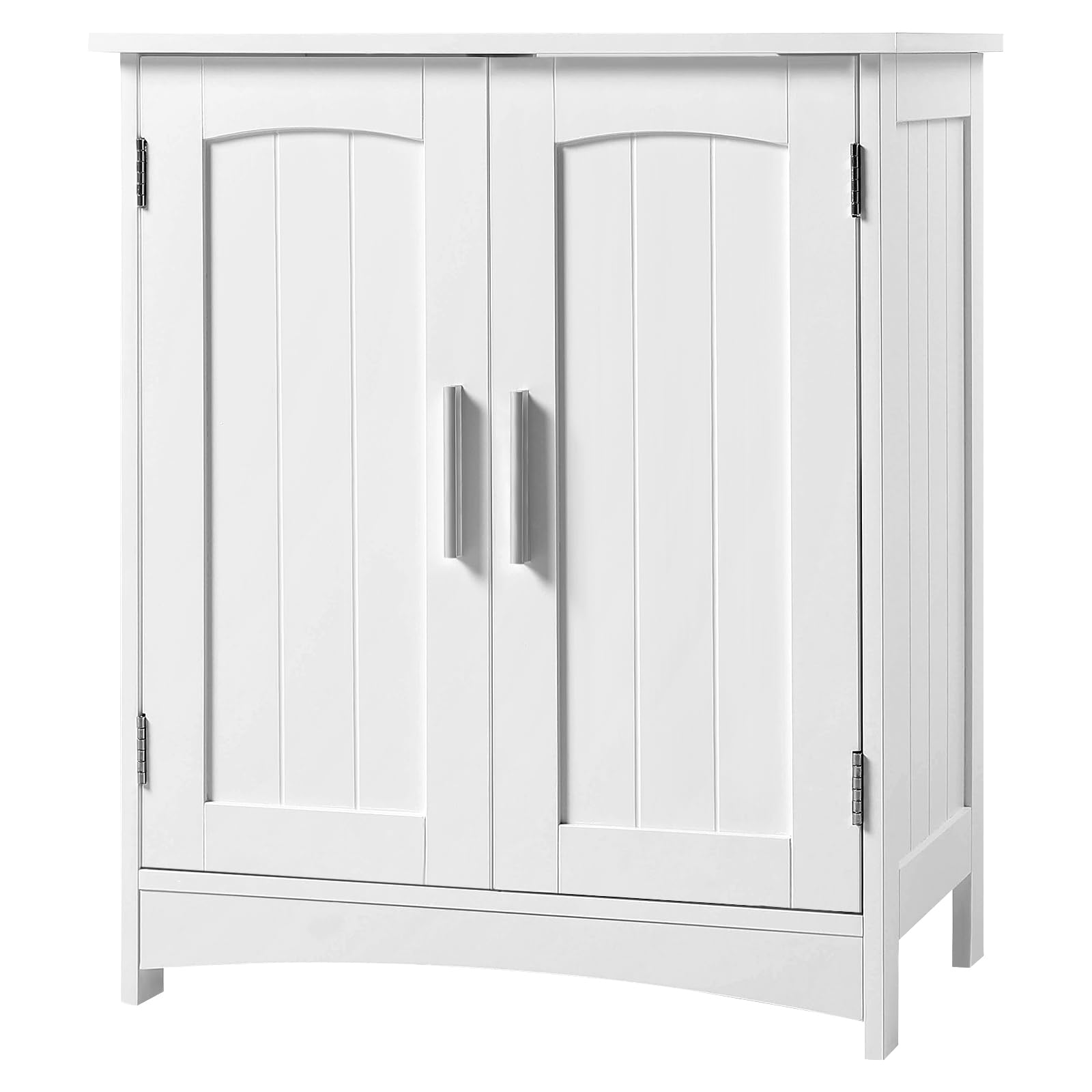 EUGAD Szafka pod umywalkę, szafka pod umywalkę, szafka łazienkowa z 2 drzwiami, regulowana półka, wolnostojąca, nowoczesna, 50 x 60 x 30 cm, biała