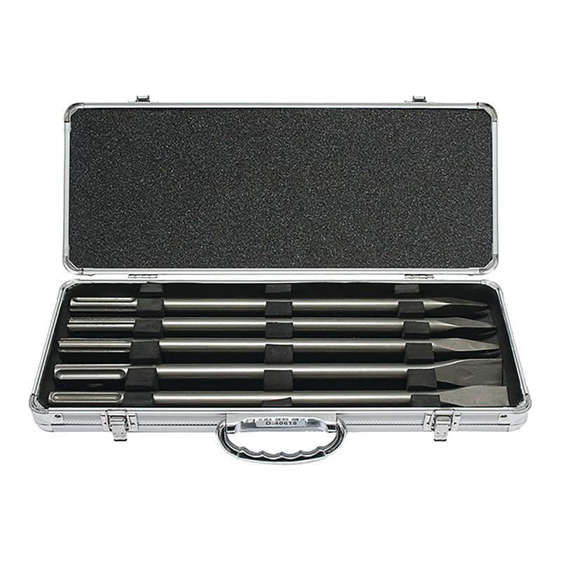 Coffret de burins pour perforateur burineur SDS-MAX (5 pcs) - MAKITA D-40618