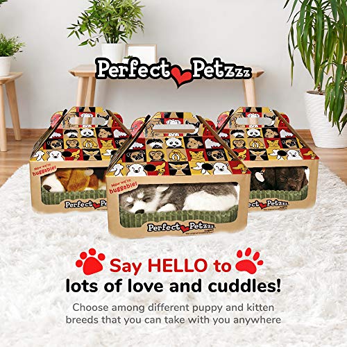 Perfect Petzzz - Original Petzzz Alaskan Husky, Realistic Lifelike Stuffed Interactive Pet Toy, Companion Pet Dog With 100% Handcrafted Synthetic Fur #TOP5