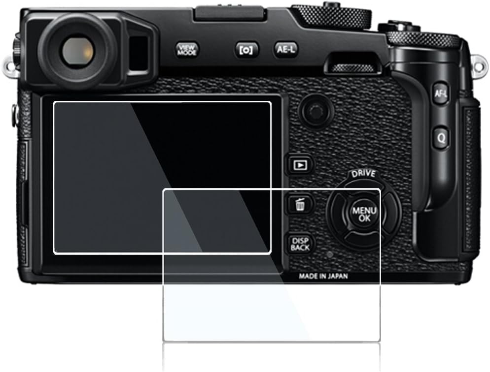Screen Cover for Fujifilm X-PRO2 X-pro 2, Tempered Glass for Fuji X PRO2 Mirrorless Camera (2pack)