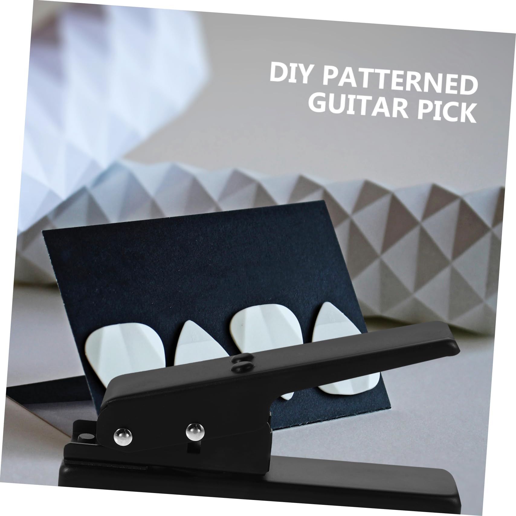 Plettro per Chitarra DIY in Ferro Nero Taglierina Inclusa