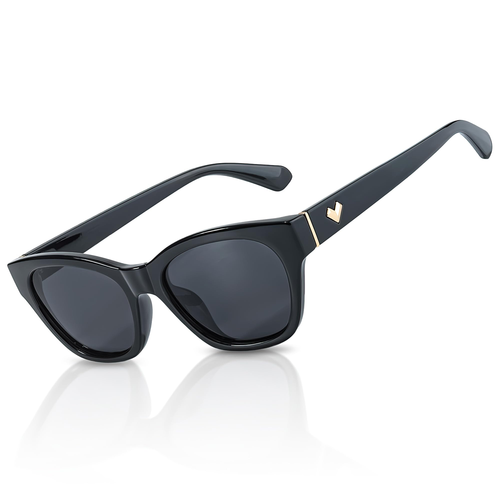 Narrow Polarized Sunglasses for Women Trendy Classic Cat Eye  display picture 3