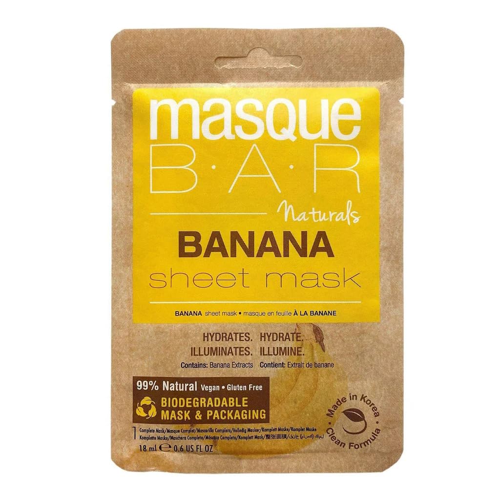 Masque Bar 00827 Naturals Banana Sheet Mask 18 ml