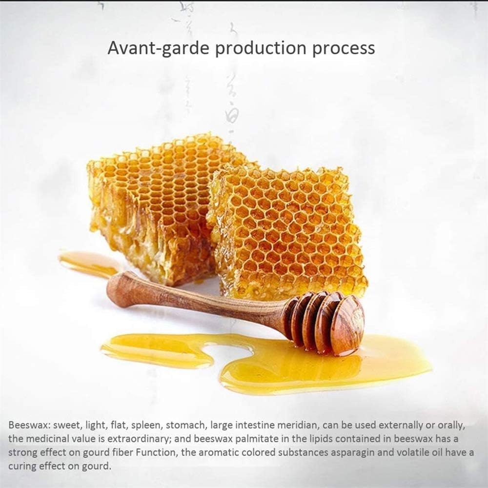 Outdoor Portable Dried Gourd Water Bottle, Pure Natural Feng Shui Gourds Hip Flask with Lid, Beeswax Anti-seepage, for Drinks Holder Ornament Decor Chinese Pumpkin (250ML)