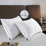 JSWF Bed Pillows for Sleeping Queen Size 4 Packs，Ultra Soft Fluffy ，Premium Soft Down Alternative Fill Set of 4 for Back,Zipper Opening Design,can add and Remove Filler According to Your Needs