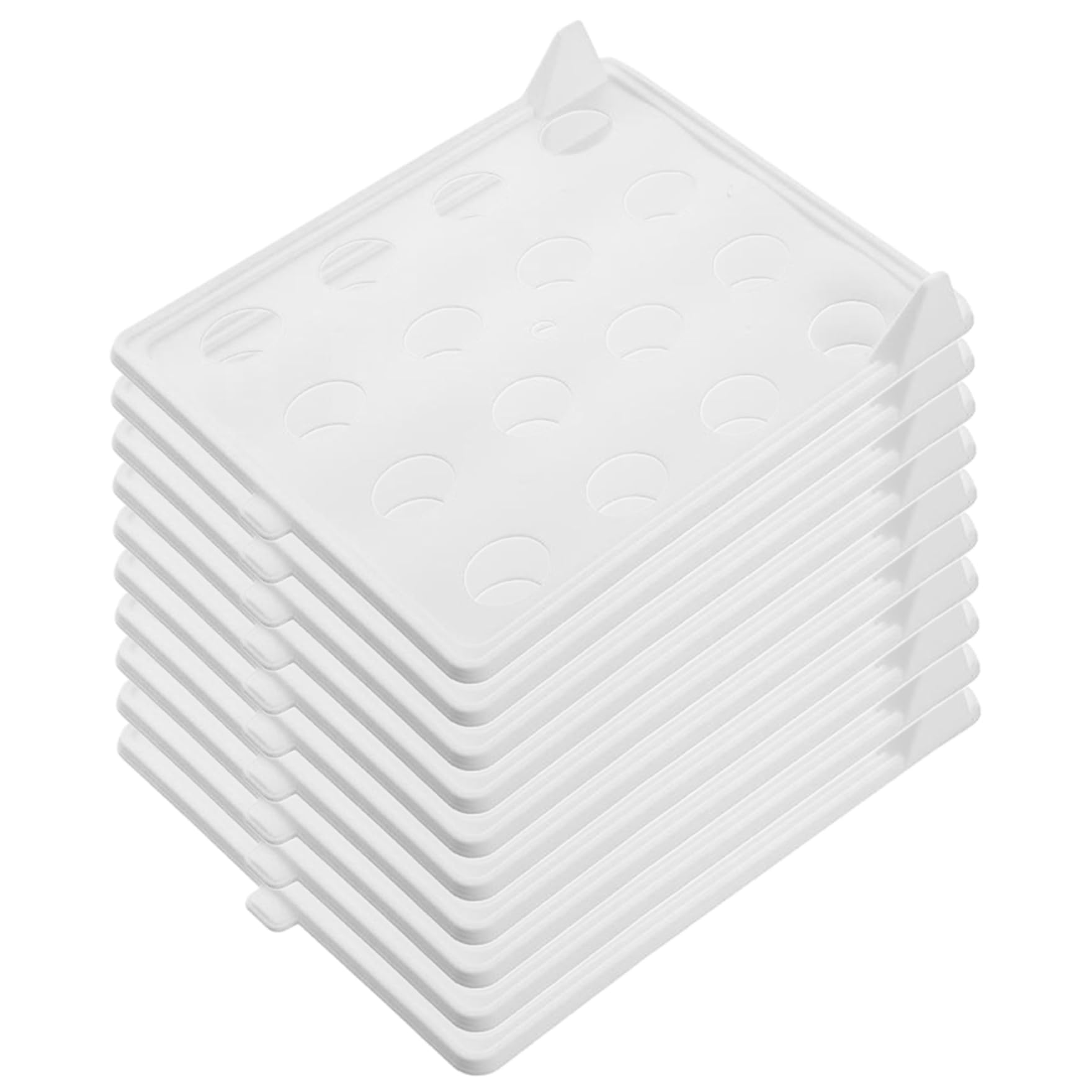 Tablero plegable para camisas y organizador de ropa de plástico en pack de 10 unidades