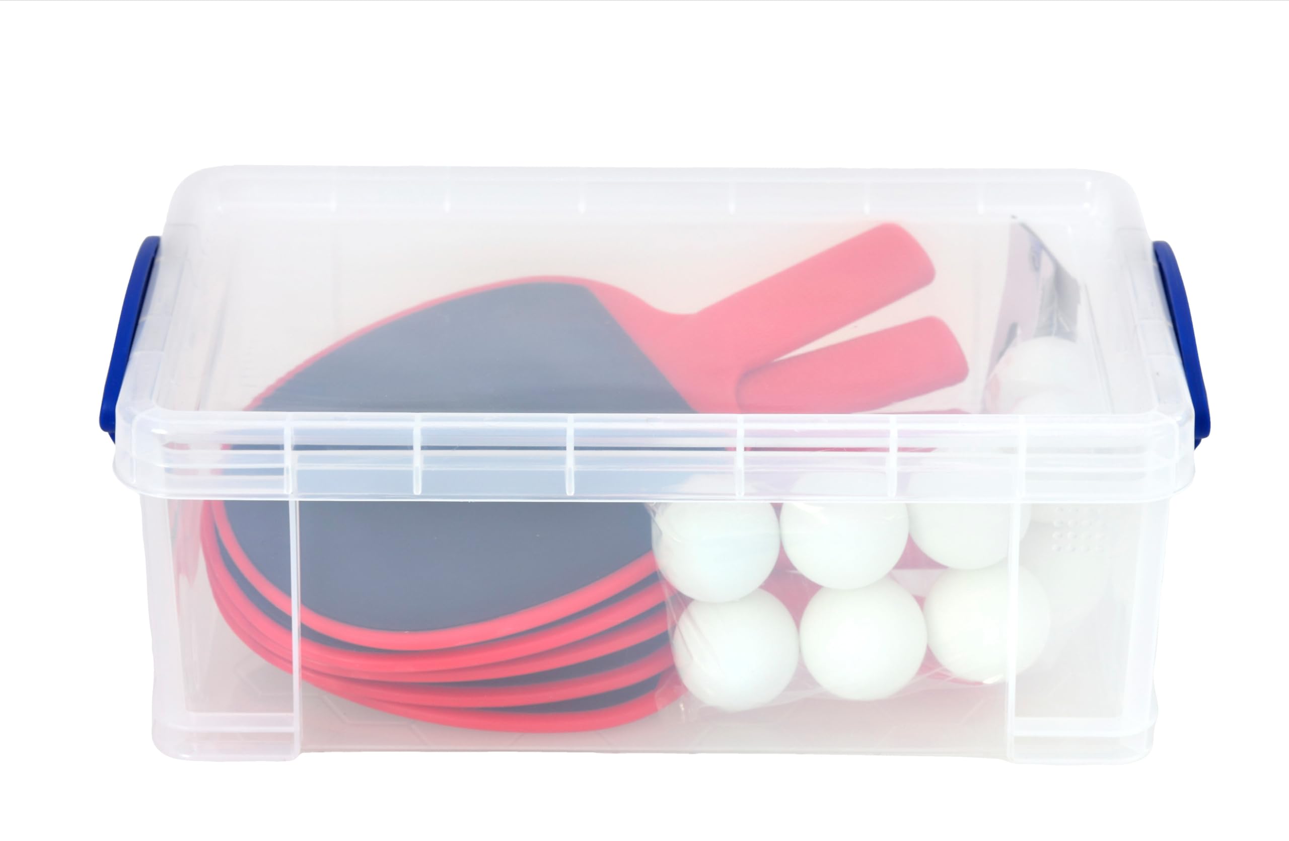 Betzold Kit de tennis de table d'extérieur - Raquettes et balles résistantes aux intempéries - Boîte de rangement