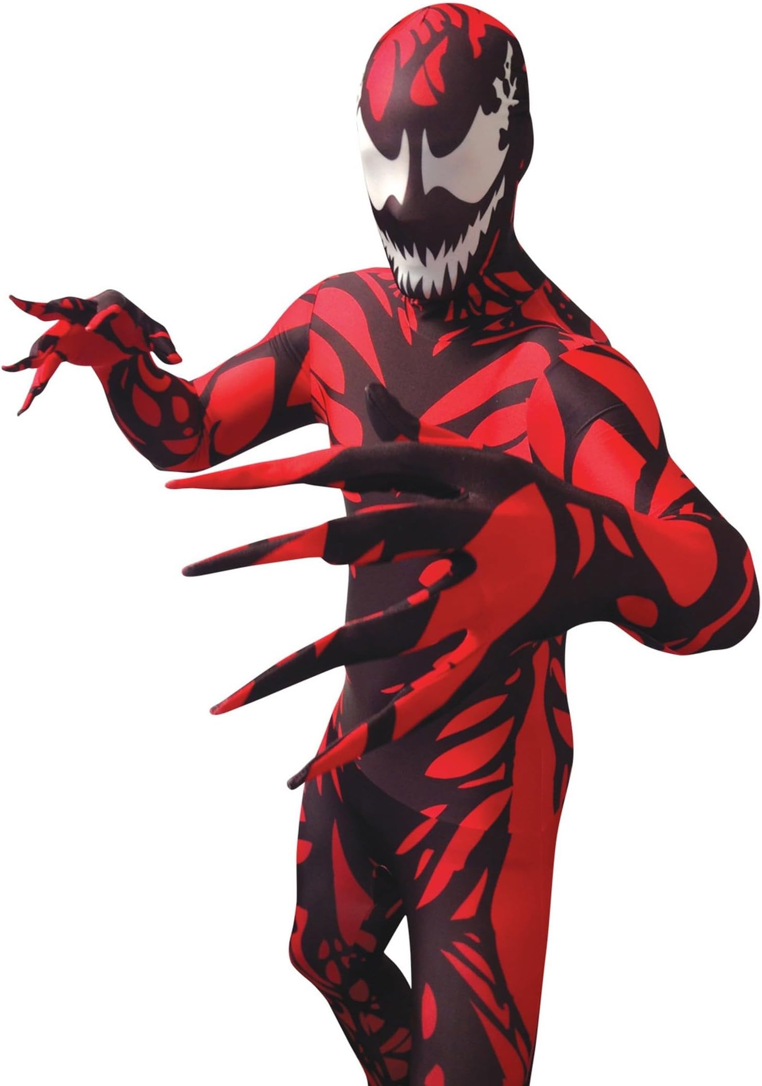 Morphsuits, Carnage Costume, Halloween Costume | Double Zips That Ensures Easy Wearability Included, Perfect for Halloween, Great for Fancy Dress