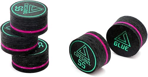 CUESOUL Puntas de taco punta de taco de billarpunta de taco de billarpunta de pegamento