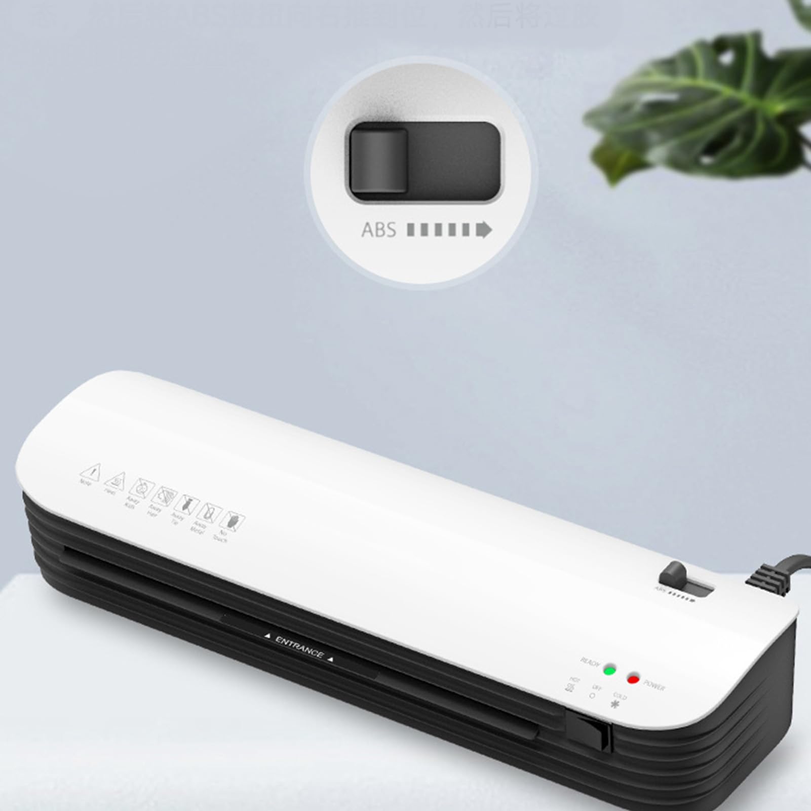Generic A4 Laminator Gorący i Zimny Maszyna Laminująca Dom A4 Laminowanie Maszyn do Szkolnych Maszyn (Wtyczka UE 220-240V)