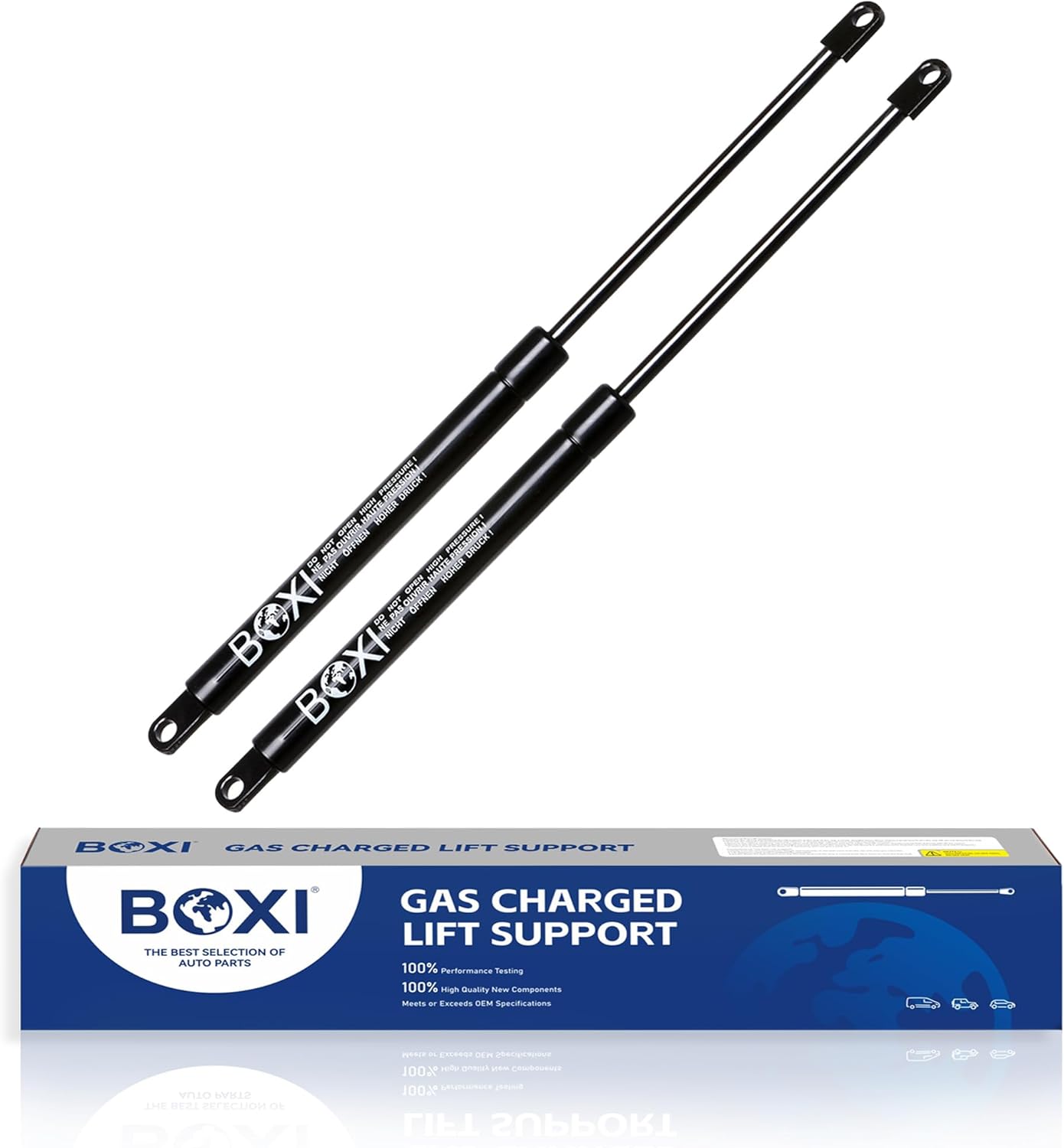 BOXI 2pcs Trunk Lift Supports Struts Shocks Gas Struts Shocks Springs Supports for Saab 99 1969-1980 Trunk-with Spoiler/for Saab 900 1979-1994 Hatch-with Spoiler | Replaces 4670 SG318002 9293580