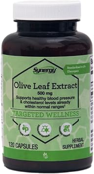 Vitacost Synergy, Olive Leaf Extract, 500 mg, 120 Capsules