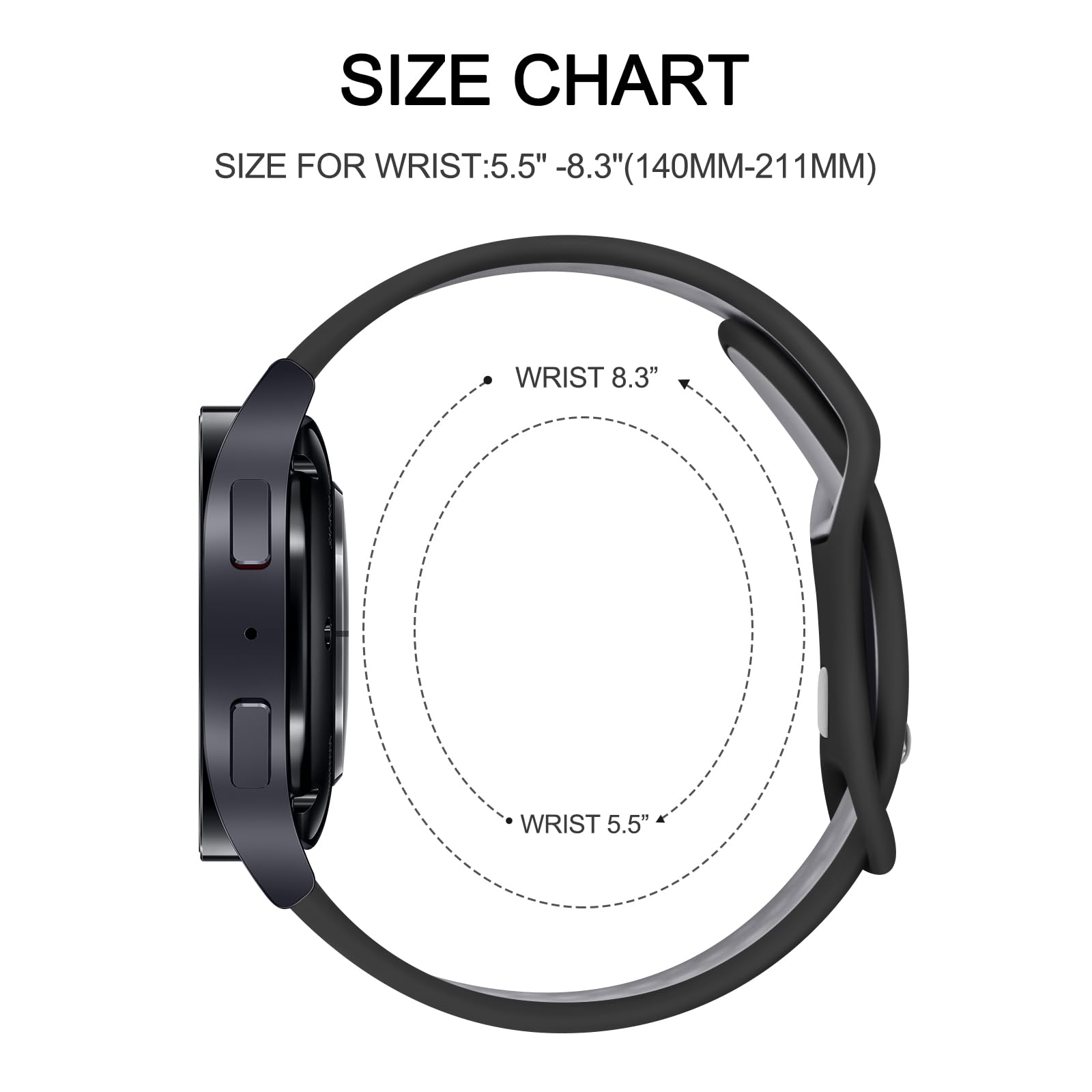 Double Colour Strap for Garmin Forefunner 55/245 /645 Watch Band - Image 2