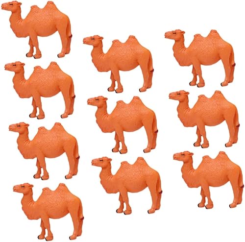 Miniatura 2 de Hemobllo 50 piezas de adorno de muñeca de camello decoración para el hogar, juguete de animales Miniforce, micro decoración de paisaje, adornos