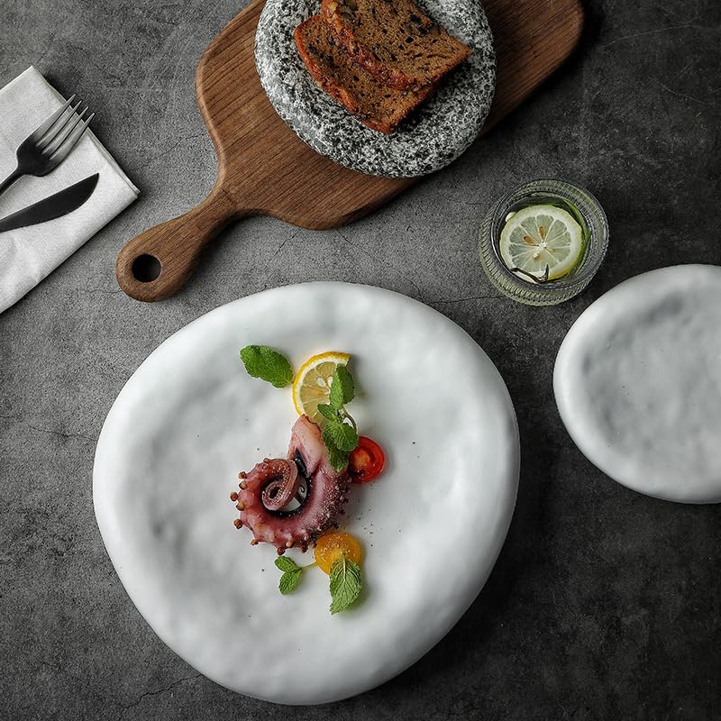 Assiette à steak de restaurant TUSUOD en grès durable - 6