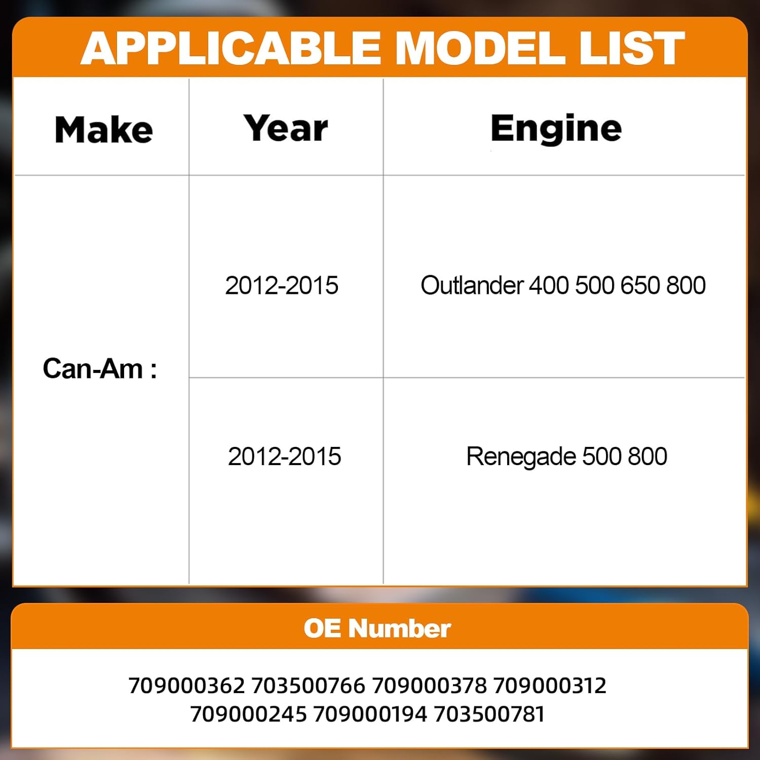 Electric Fuel Pump Assembly Compatible with Can-Am Outlander 400 500 650 800 Renegade 2012-2015 Replace 703500766 703500766 703500781 709000194 709000245 - Image 5