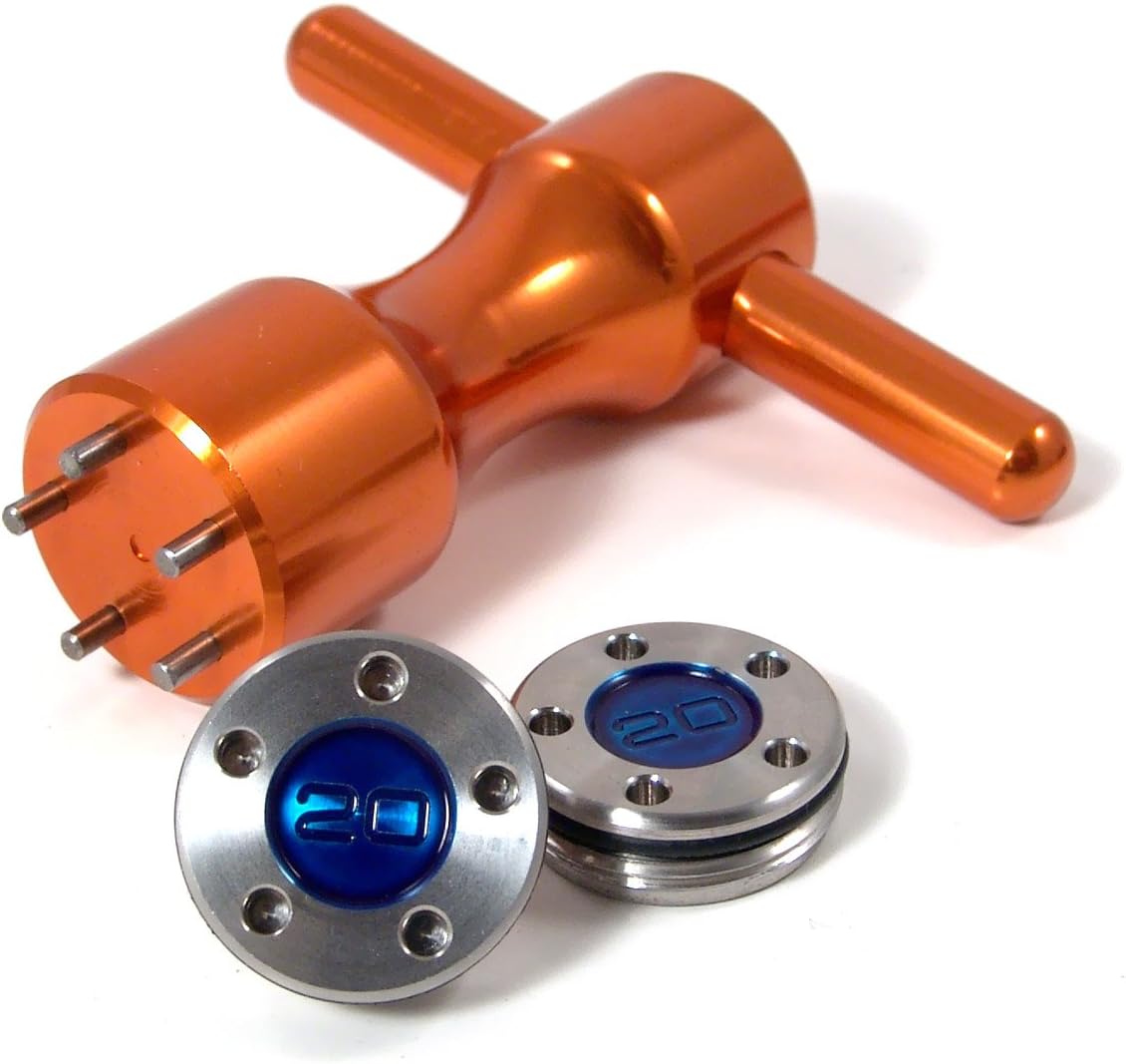 19th Hole Custom Shop 2 of 20g Blue Weight for Scotty Cameron Putters with Wrench Tool