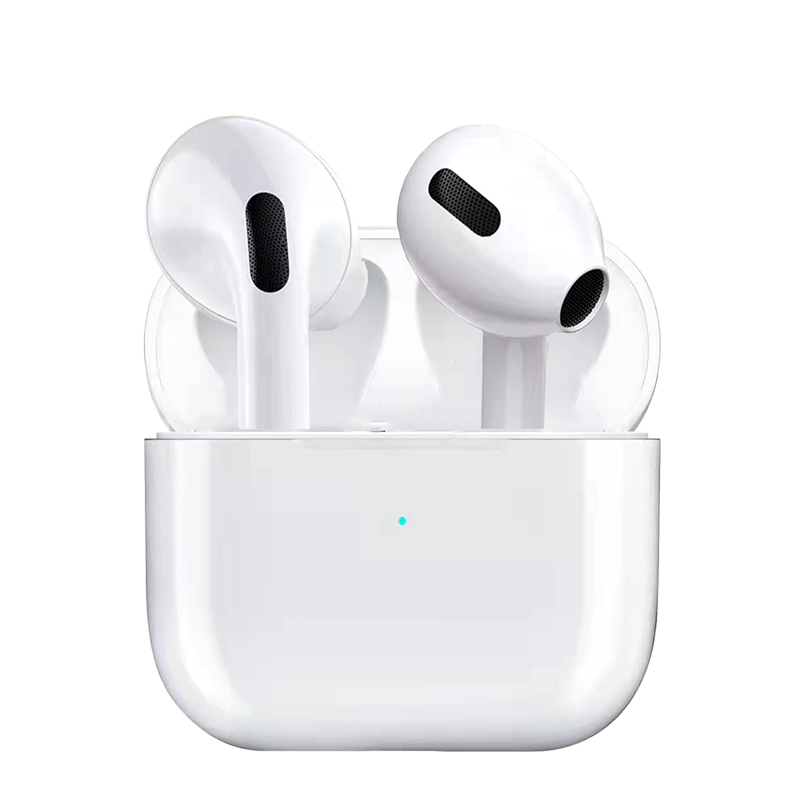 Hakdsy Wireless Earbuds, Bluetooth 5.1 Headphones, Mini Bluetooth Earbuds with 30H Mini Charging Case, USB-C Fast Charging, Built-in Mics with Deep Bass, IPX7 Waterproof for Work, Travel with Running