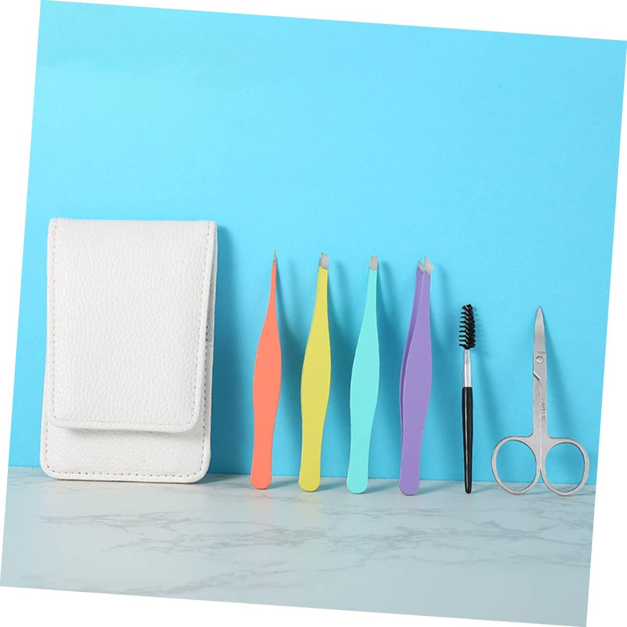Complete Eyebrow Trimming Includes Clip Tweezers Scissors for Women Men Grooming Kit