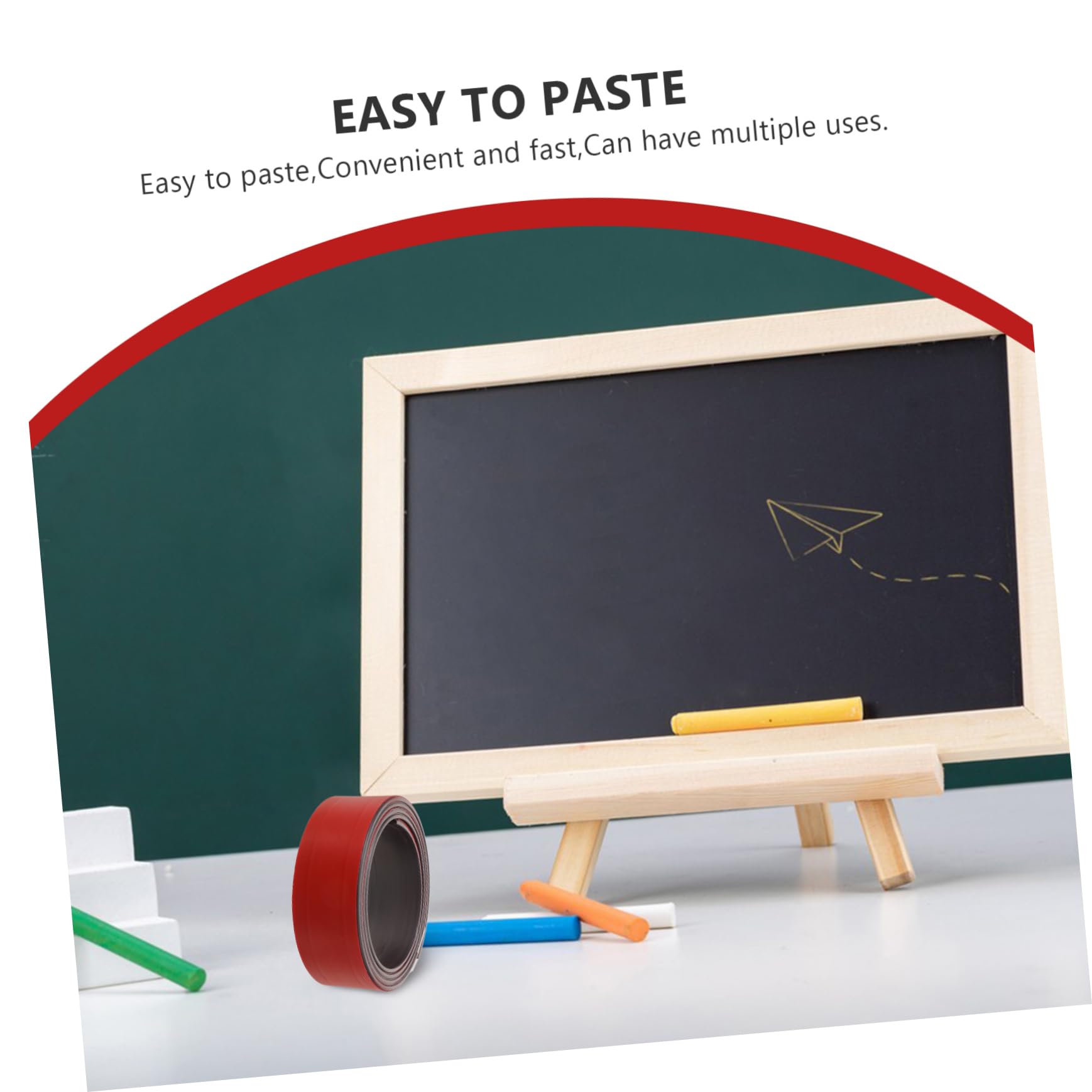 Gadpiparty 5rollos Cinta Magnética Para Refrigerador Tiras Magnéticas Para y Proyectos Educativos y De Aplicar