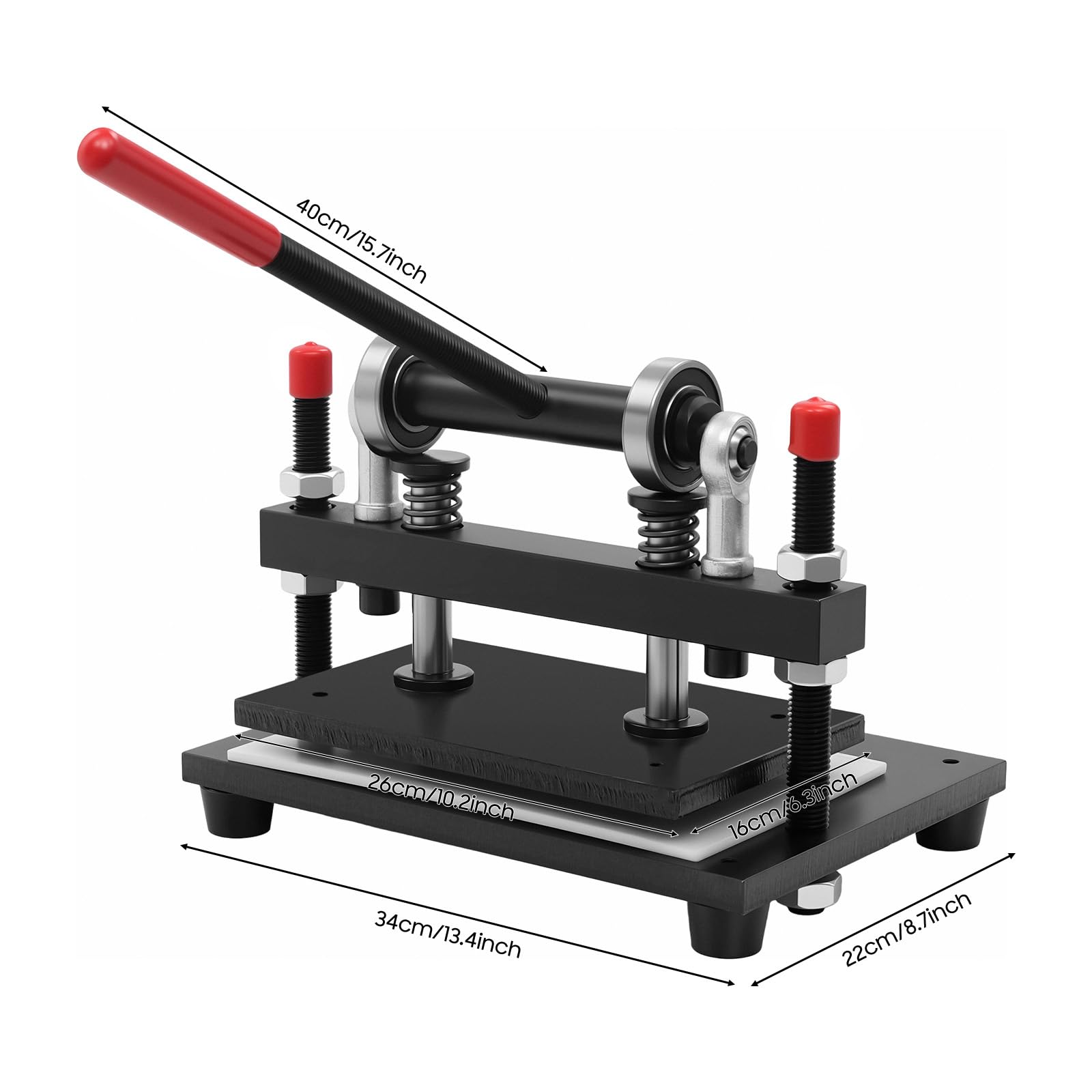 Affettatrice professionale in pelle, struttura in acciaio pesante con portata 2T e stampa regolabile, taglio preciso di pelle, tessuti, silicone per fai da te, produzione di scarpe