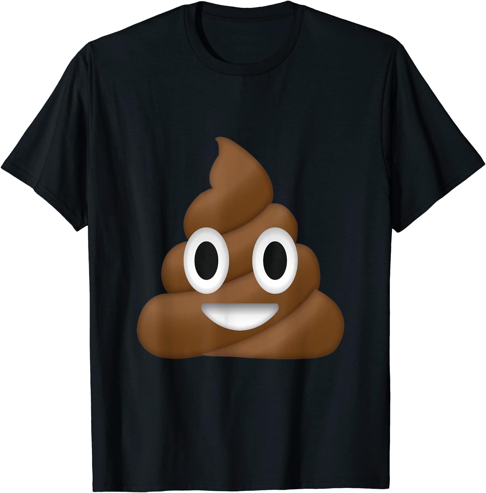 Happy Poop ApparelPoop Pile Smiling Happy Poop Pile Swirl of Poop Cute Funny T-ShirtOEKO-TEX STANDARD 100