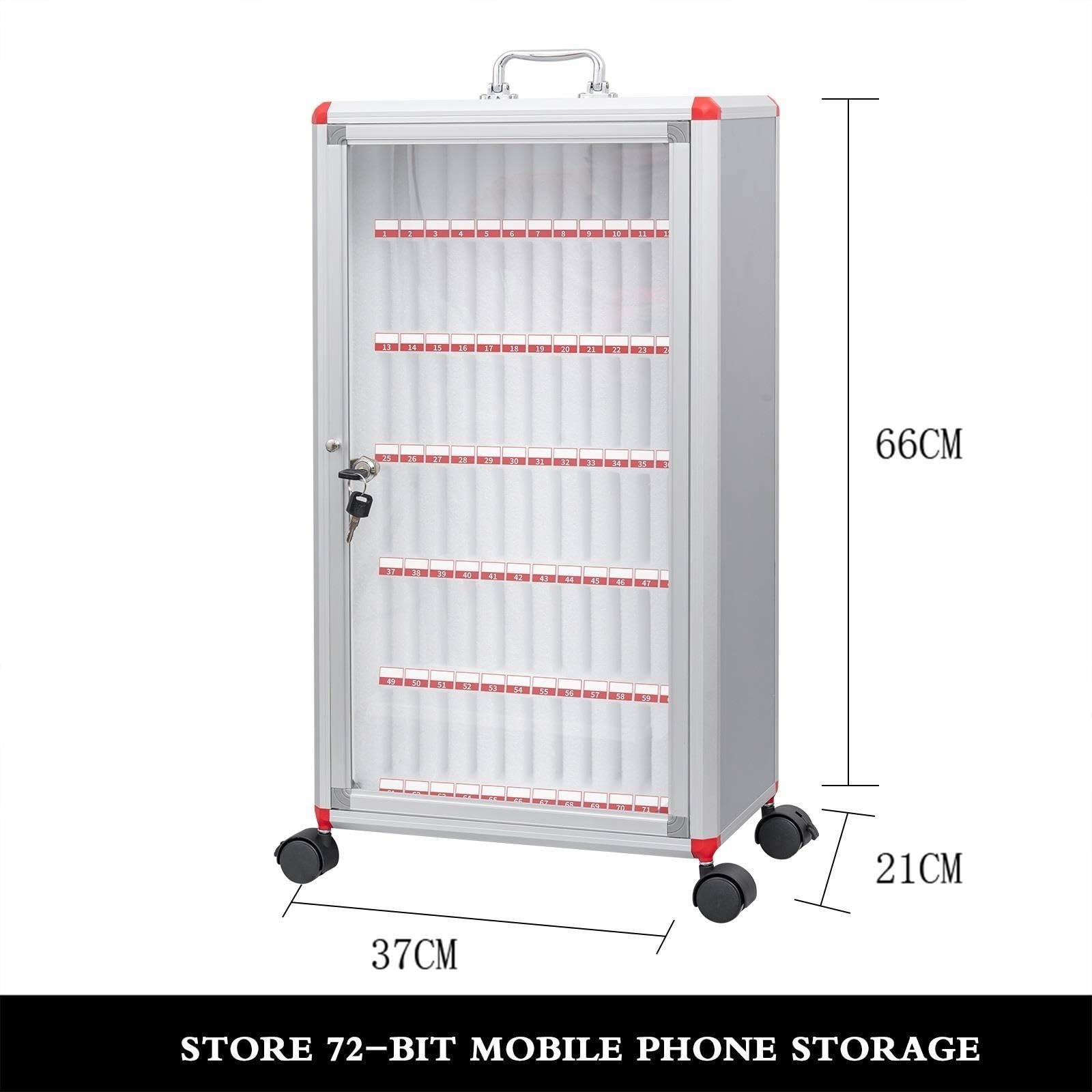 Armoire De Rangement Portative pour Téléphone Portable avec Roues