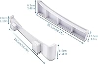 Vista 4 de Micro Traders Juego de 2 soportes horizontales compatibles con Playstation 5 discos y consolas digitales soporte base soporte con alfombrillas