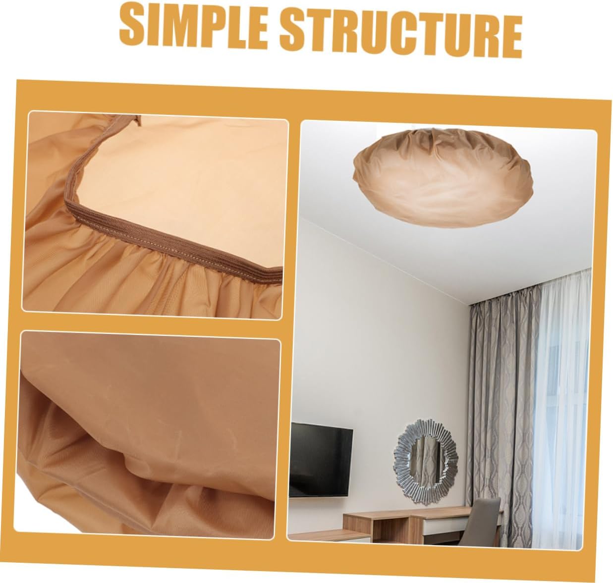Lamp Shade Diffuser for Pendant Light Light Diffuser Cover Hanging Lamp Shade Diffuser Shading Tool for Soft Lighting Lamp Accessories Decorative Lampshade