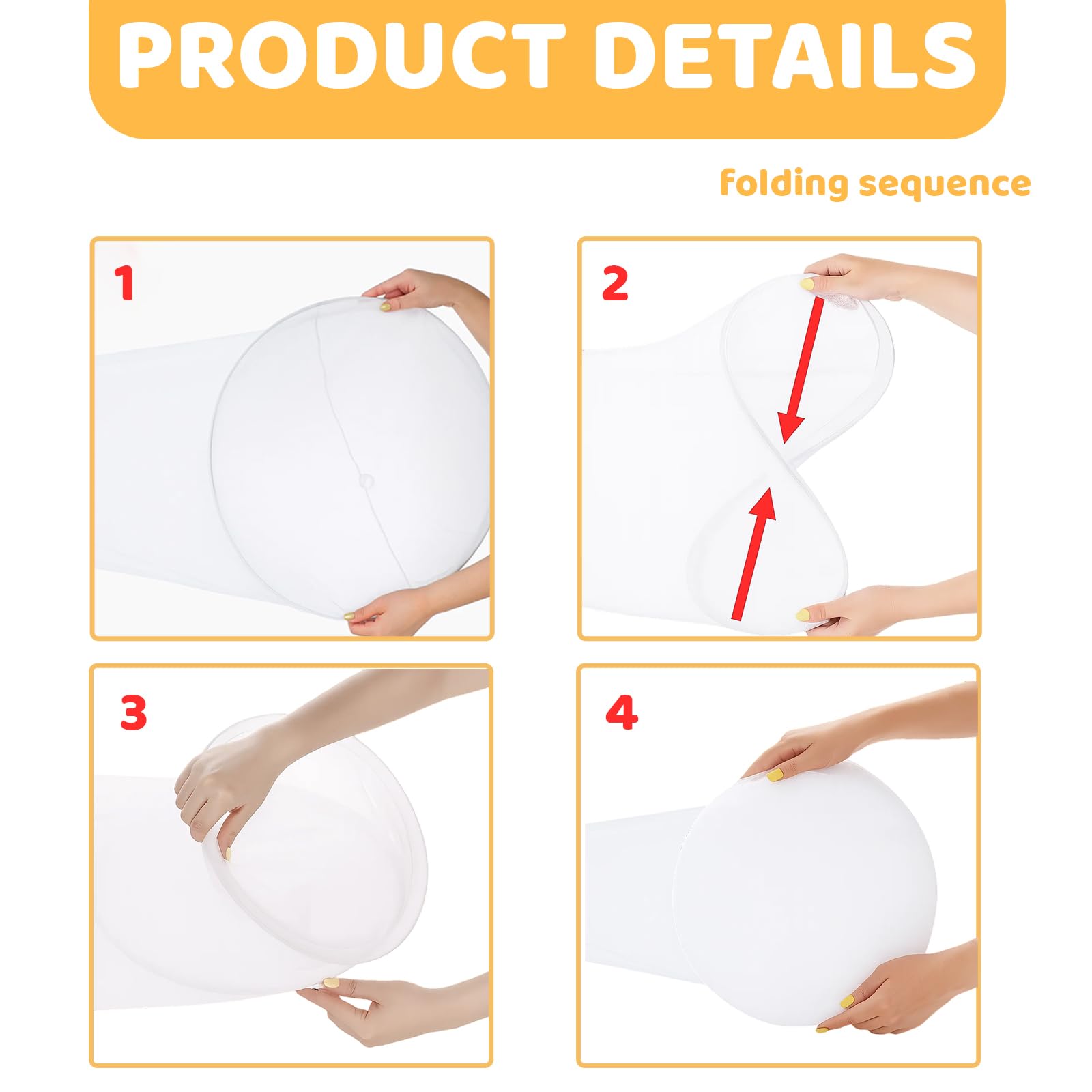 Mosquito Net for Bed Mosquito Net Travel, Large Single Door Round Canopy - Image 3