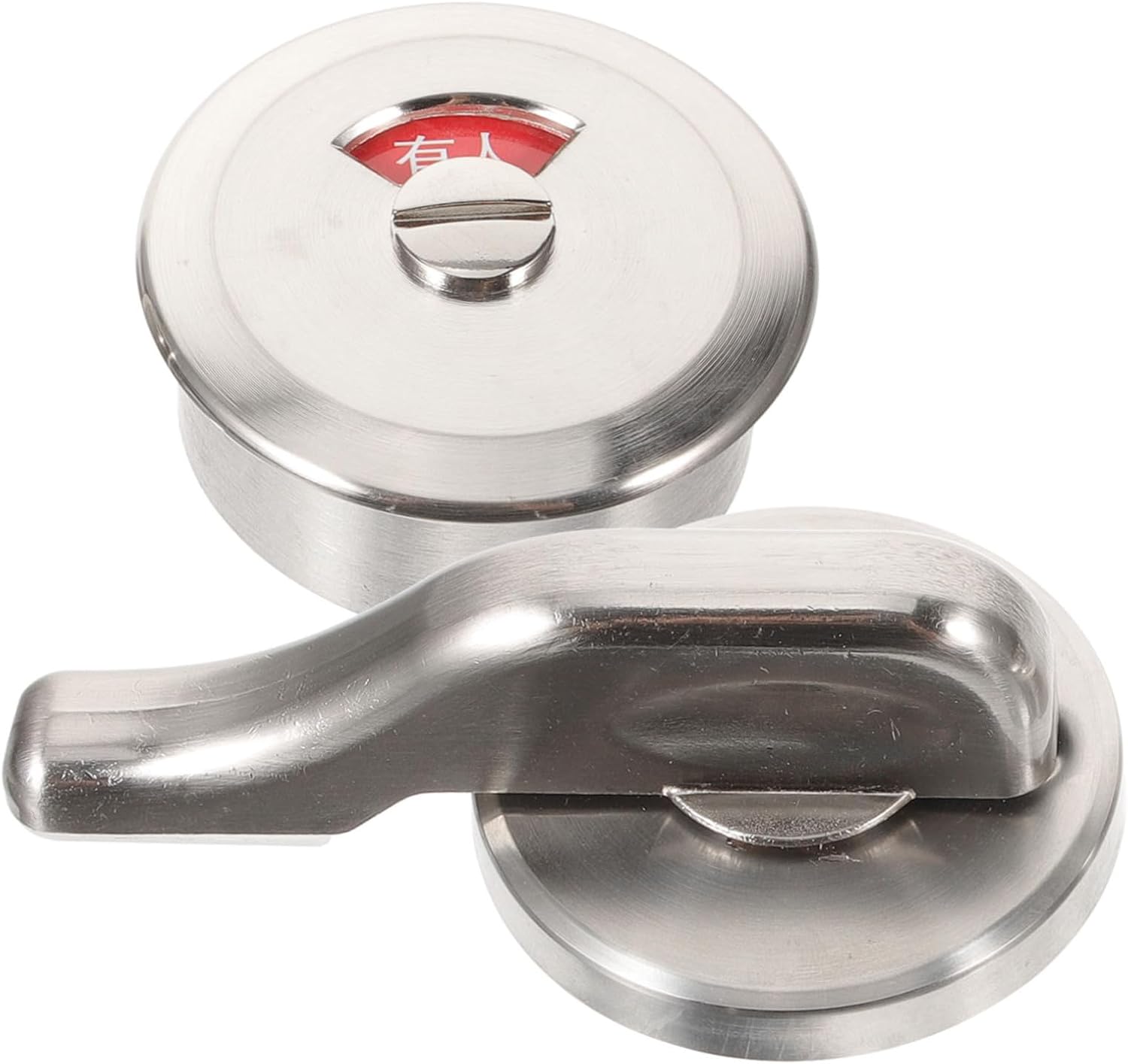 Bathroom Occupied Indicator Lock for Partition Doors Zinc Alloy