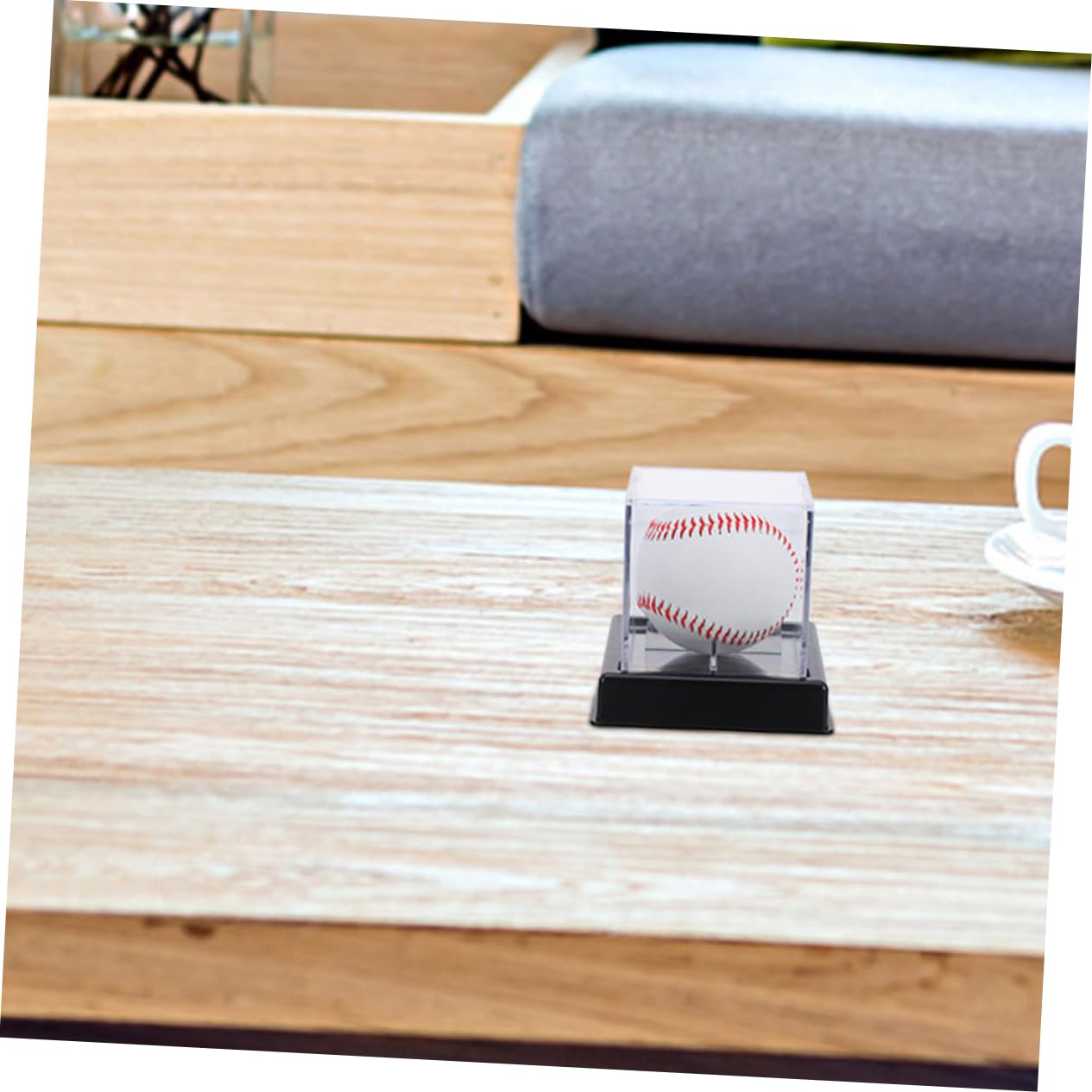 POPETPOP 3 Zestawy Przezroczyste Pudełko Do Przechowywania Tennies Display Case Baseball Uchwyt Na Wyświetlacz Przypadku Z Daszkiem Etui Na Z Daszkiem Kostki Wyświetlacz 3 sztuki*3