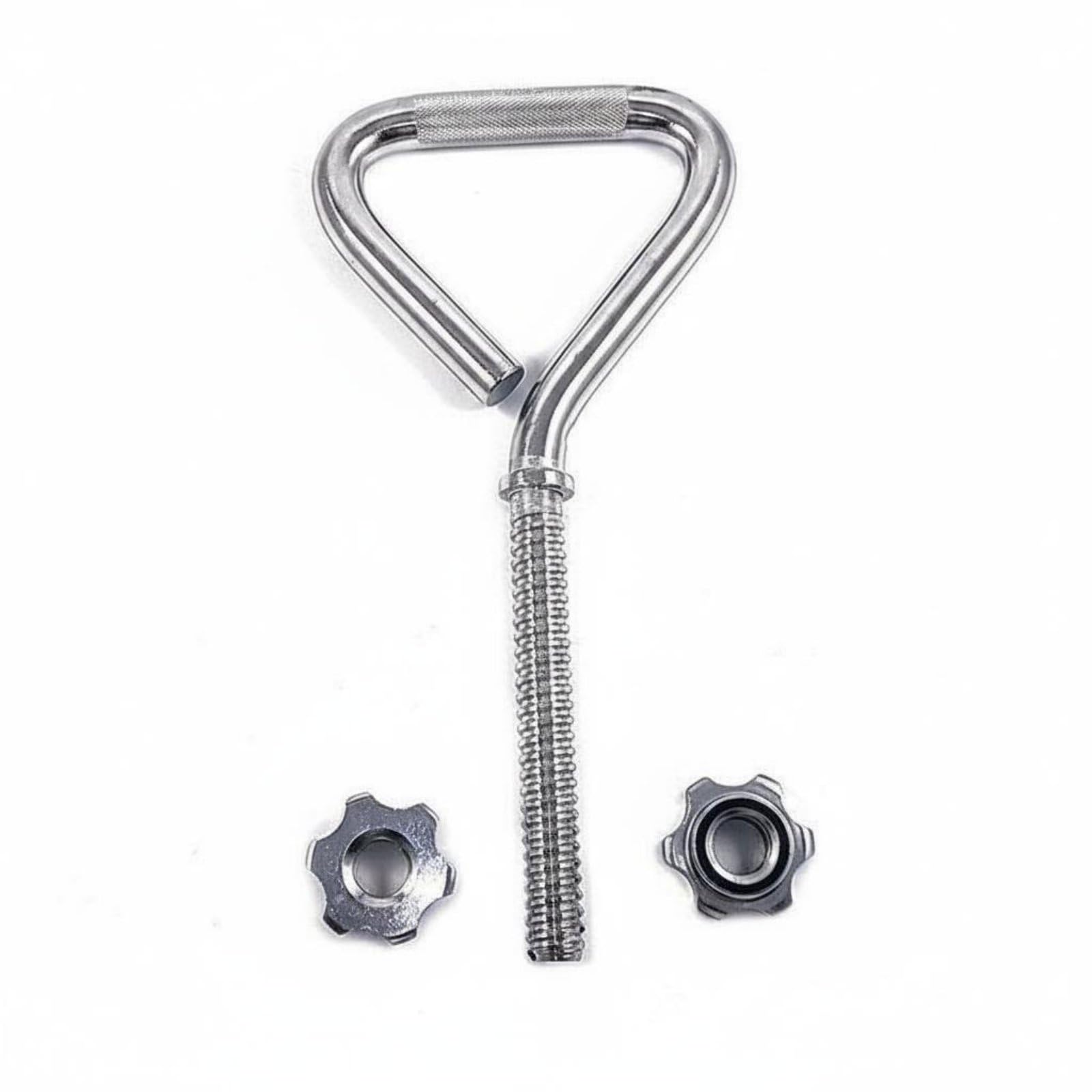 2 Piezas Mango Ajustable de Kettlebell Uso en Casa y Gimnasio Convertidor de Mancuernas a Kettlebell Agarradera Cómoda