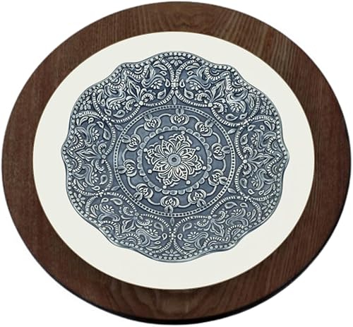 Miniatura 4 de Koyal Wholesale Placas de carga de madera sintética, 13 pulgadas, nogal