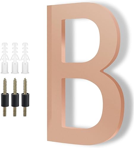 Miniatura 135 de DEWEL Números flotantes de casa grandes de 8 pulgadas para exteriores, decoración de números de dirección de casa modernos negros para señalización