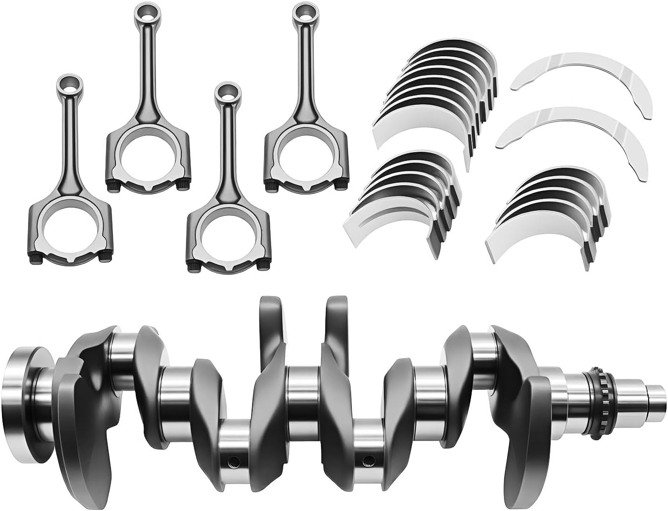 G4NA Engine Crankshaft Connecting Rods Bearing Kit 2.0L 623V62EH00 Compatible with Soul 2014-2019 Forte5 Tucson 2014-2018 Forte Koup 2014-2016 623V6-2EH00