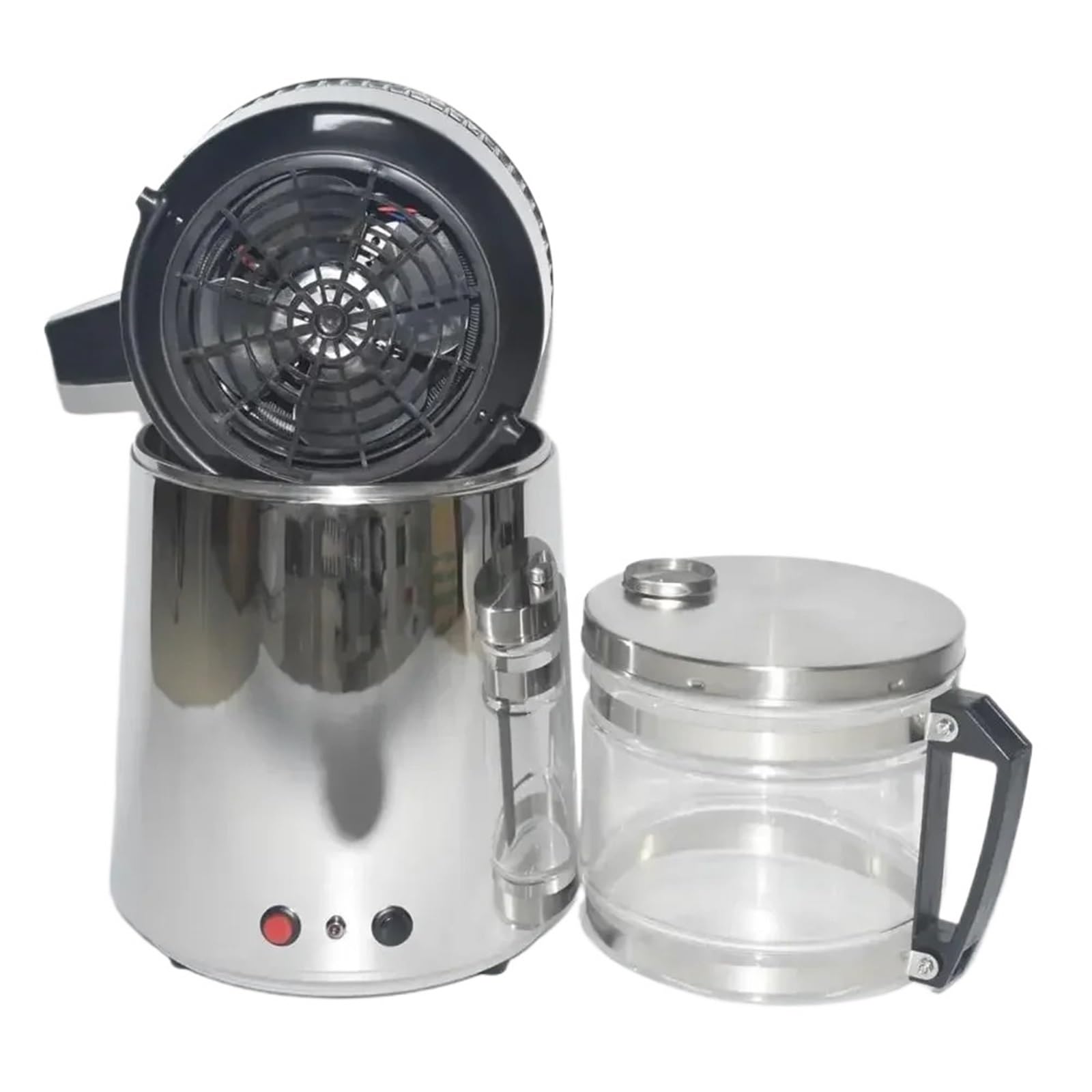 máquina destiladora de agua, Destilador De Agua Portátil Acero Inoxidable Con Jarra Cristal 4 Litros