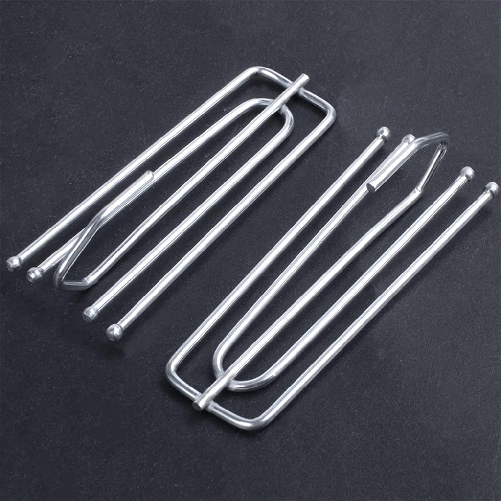 Curtain Hooks Window Treatment 4 Prongs Pinch Pleat Drapes Hooks for Curtains 20pcs