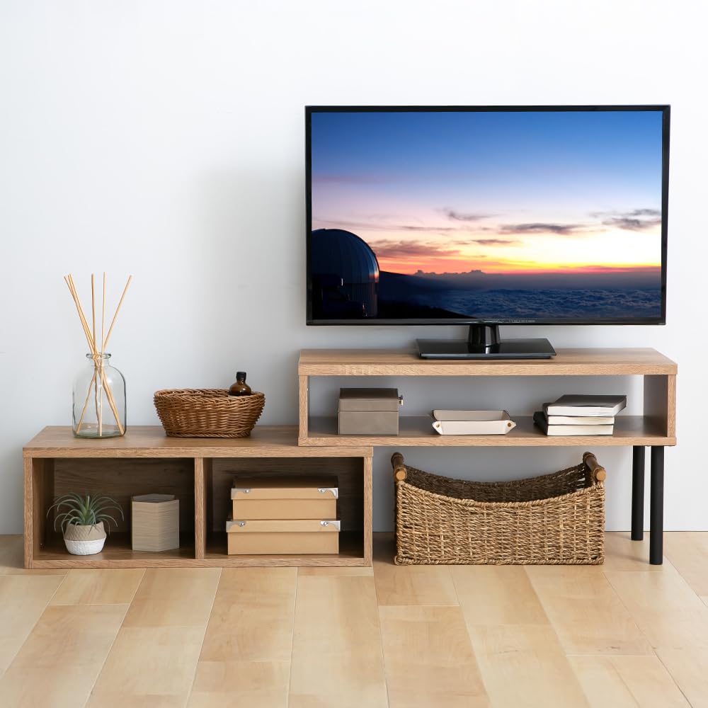 Amazon｜アイリスプラザ 伸縮テレビ台 テレビ台 テレビボード