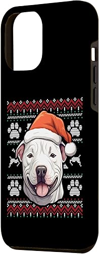Vista 14 de iPhone XS Max Dogo Argentino Santa Hat Christmas Funny Dog Mom Dad Case